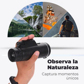(LIQUIDACIÓN DE STOCK) Telescopio Portátil con Visión Nocturna 500x Estrella 🎁