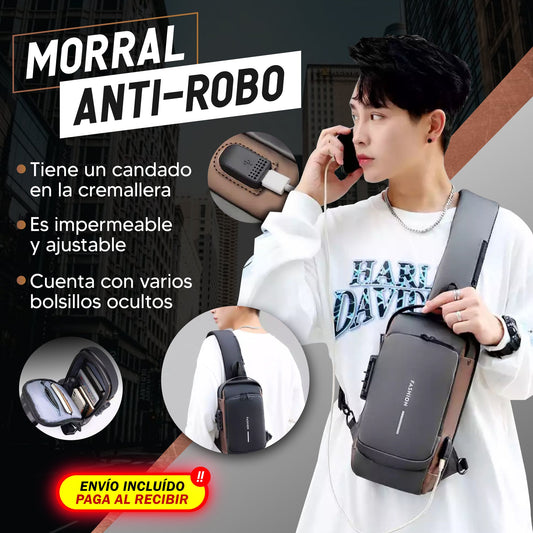(LIQUIDACIÓN DE STOCK) Mochila Antirobo Con Puerto USB - SafeBag