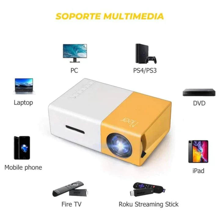 (LIQUIDACIÓN DE CUMPLEAÑOS) Proyector Led Video Beam De Alta Definición