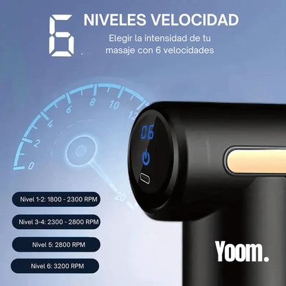 (LIQUIDACIÓN DE STOCK) Pistola de Masaje Portatil Profesional 🎁