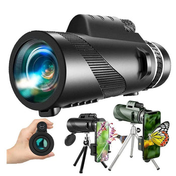 (LIQUIDACIÓN DE STOCK) Telescopio Portátil con Visión Nocturna 500x Estrella 🎁