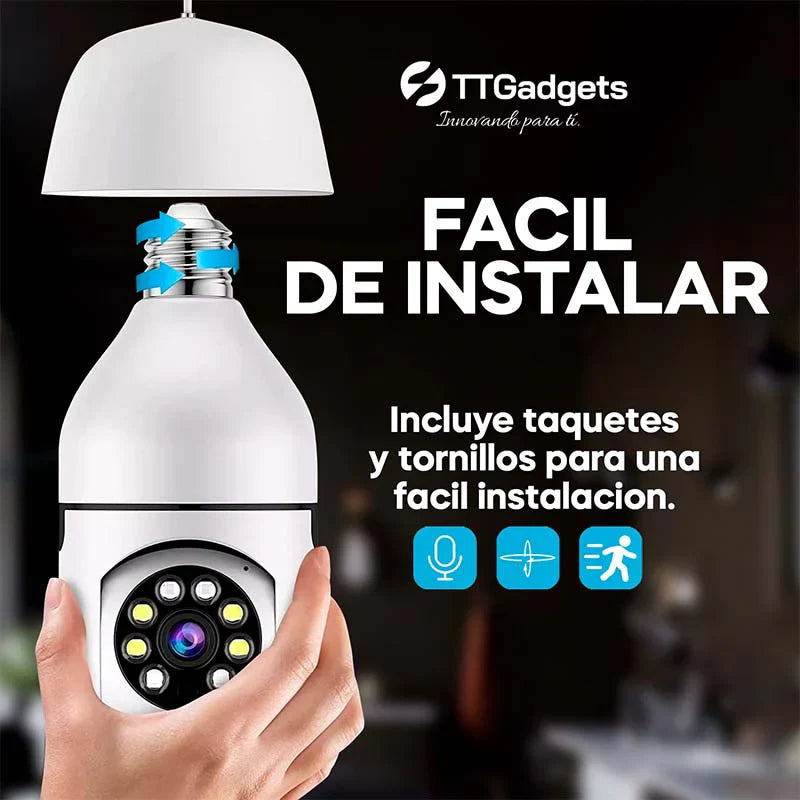 (LIQUIDACIÓN DE STOCK) Cámara PRO 360º Con Visión Nocturna HD 🎁