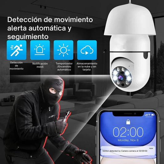 (LIQUIDACIÓN DE STOCK) Cámara PRO 360º Con Visión Nocturna HD 🎁