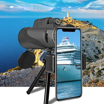 (LIQUIDACIÓN DE STOCK) Telescopio Portátil con Visión Nocturna 500x Estrella 🎁